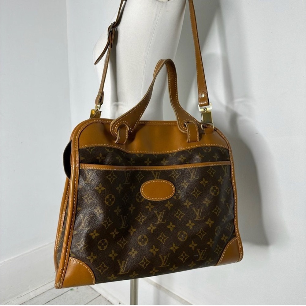 Vintage Louis Vuitton French Paper Tag Travel Tote